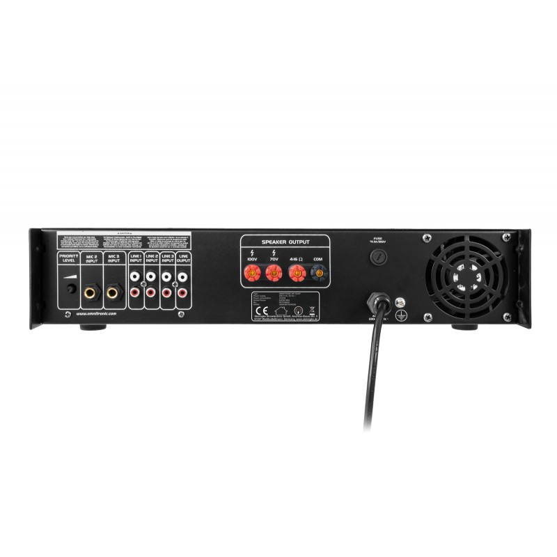 OMNITRONIC MP-500P PA Mixing Amplifier - 3 OMNITRONIC MP-500P PA Mixing Amplifier - 3