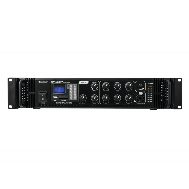 OMNITRONIC MP-500P PA Mixing Amplifier - 4 OMNITRONIC MP-500P PA Mixing Amplifier - 4