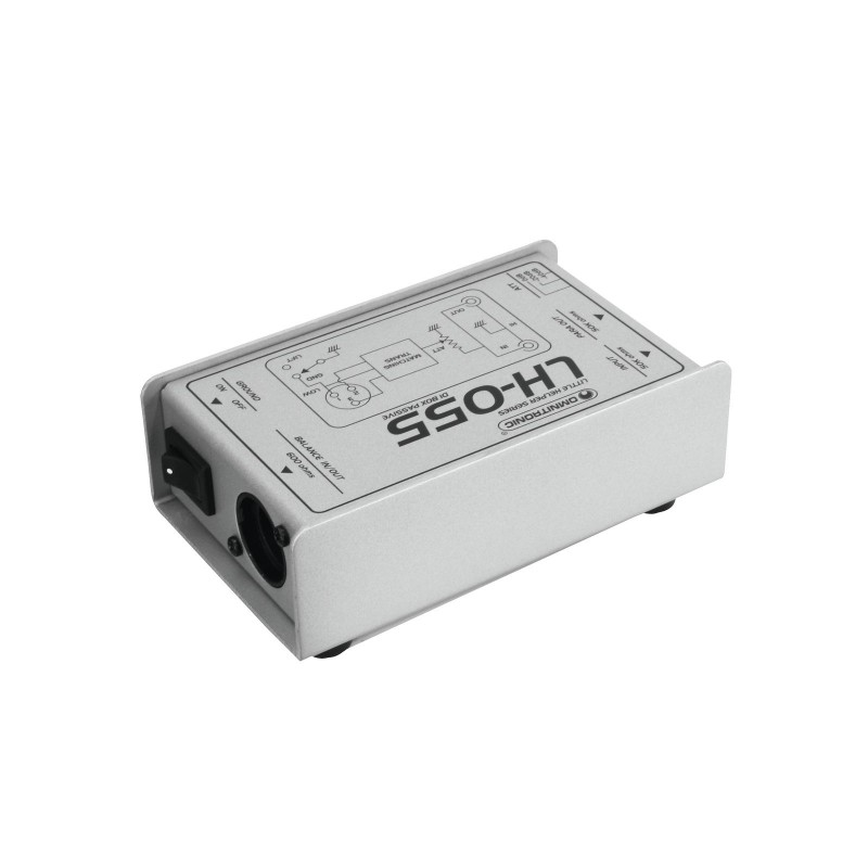 OMNITRONIC LH-055 PRO DI Box Passive - 2 OMNITRONIC LH-055 PRO DI Box Passive - 2