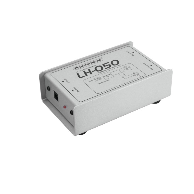 OMNITRONIC LH-050 Phantom Power Adapter - 1 OMNITRONIC LH-050 Phantom Power Adapter - 1