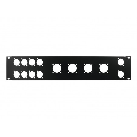 OMNITRONIC Front Panel Z-19 8x D-Type/4xNL8/T 2U - 1