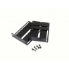 OMNITRONIC Rack Bracket for Amplifier, back, 2U - 2 OMNITRONIC Rack Bracket for Amplifier, back, 2U - 2
