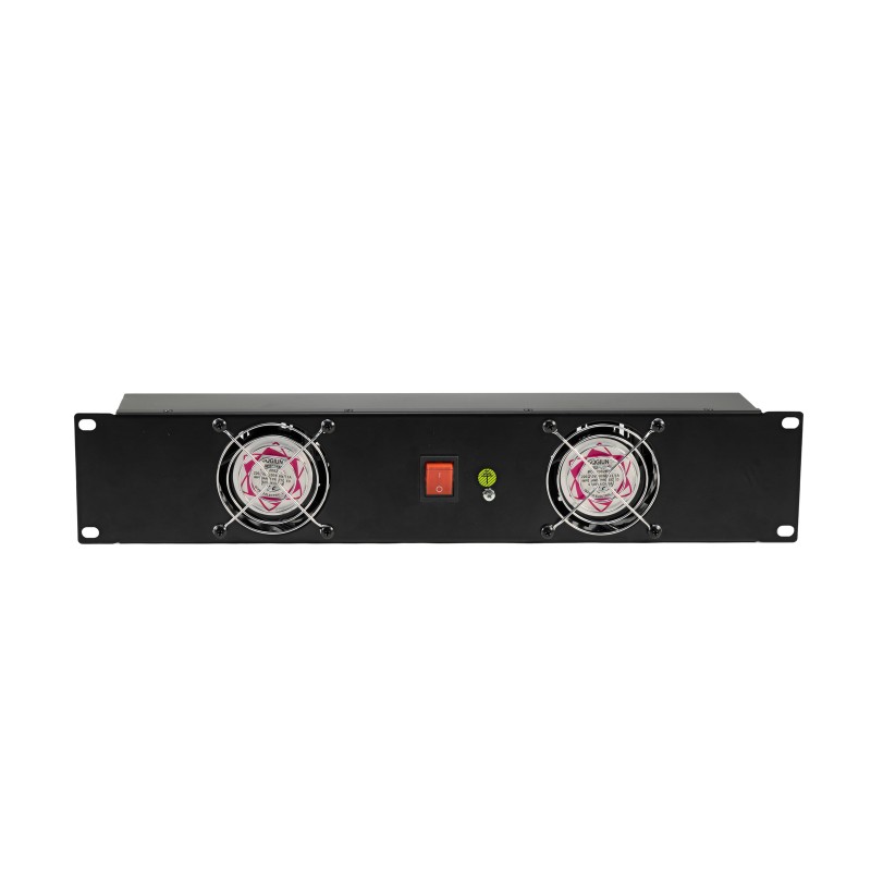 OMNITRONIC Front Panel Z-19 with 2 Fans wired 2U - 2 OMNITRONIC Front Panel Z-19 with 2 Fans wired 2U - 2