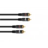 OMNITRONIC RCA cable 2x2 0.3m - 1 OMNITRONIC RCA cable 2x2 0.3m - 1