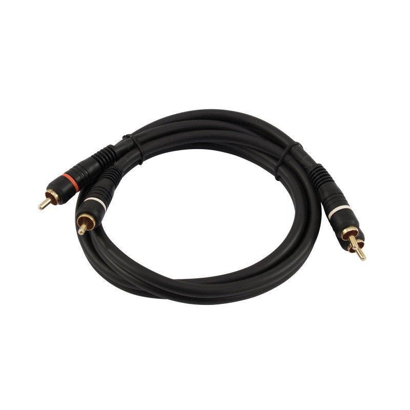 OMNITRONIC RCA cable 2x2 0.3m - 2 OMNITRONIC RCA cable 2x2 0.3m - 2