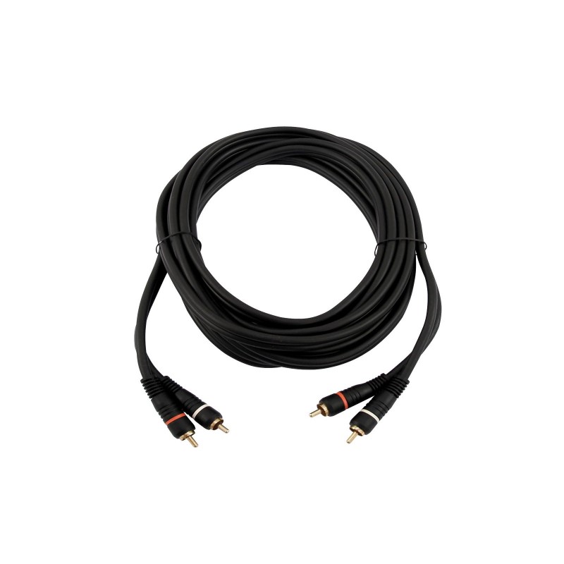 OMNITRONIC RCA cable 2x2 5m - 2