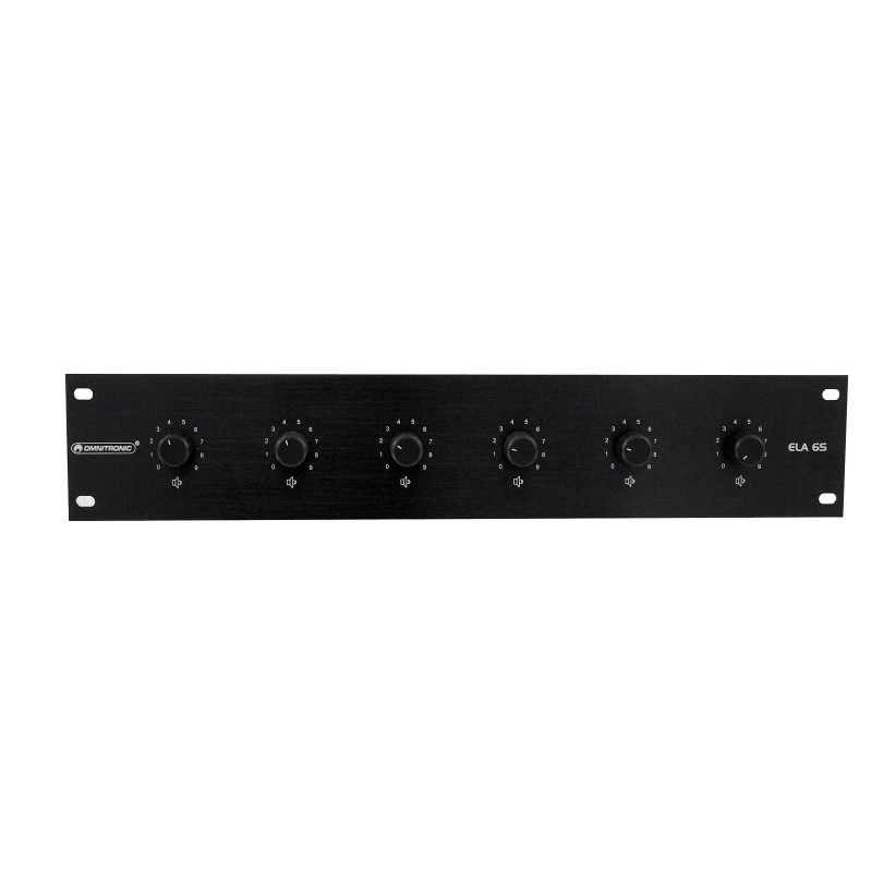 OMNITRONIC PA 6-Zone Stereo Vol-Cont45W bk - 4