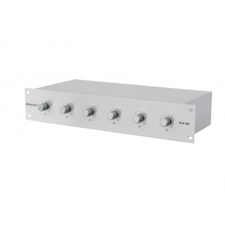 OMNITRONIC PA 6-zone stereo vol cont45W sil - 1