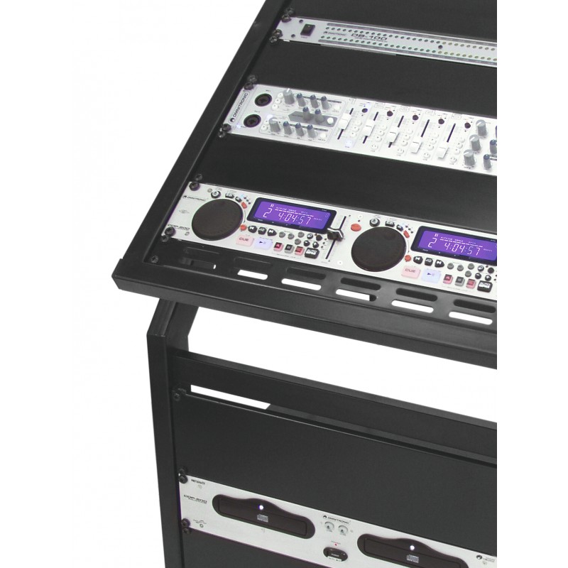OMNITRONIC Rack Stand 12U/10U adjustable on Wheels - 4 OMNITRONIC Rack Stand 12U/10U adjustable on Wheels - 4