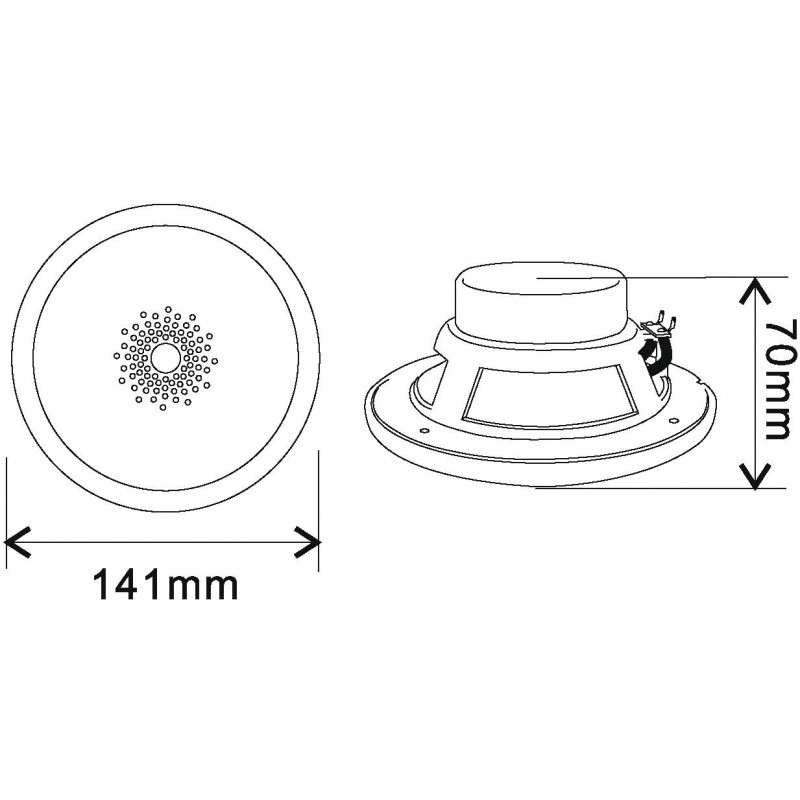 OMNITRONIC WF-4 Flush-Mount Speaker - 5 OMNITRONIC WF-4 Flush-Mount Speaker - 5