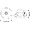 OMNITRONIC WF-4 Flush-Mount Speaker - 5 OMNITRONIC WF-4 Flush-Mount Speaker - 5