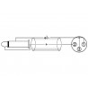 OMNITRONIC Adaptercable XLR(F)/Jack mono 5m bk - 4