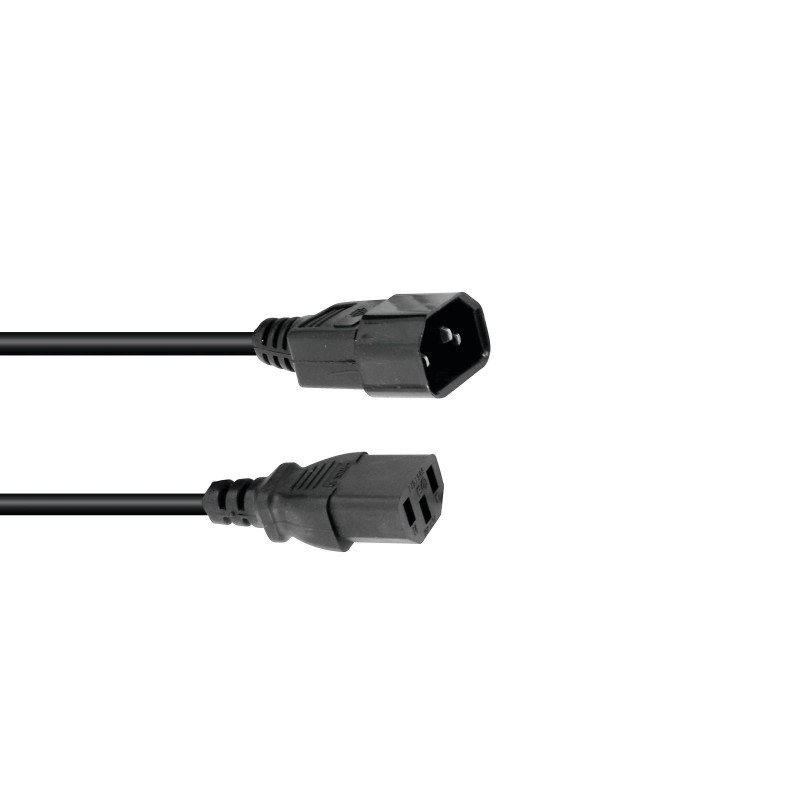 OMNITRONIC IEC Extension 3x0.75 0.6m bk - 1 OMNITRONIC IEC Extension 3x0.75 0.6m bk - 1