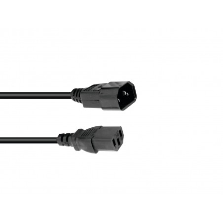 OMNITRONIC IEC Extension 3x0.75 0.6m bk - 1