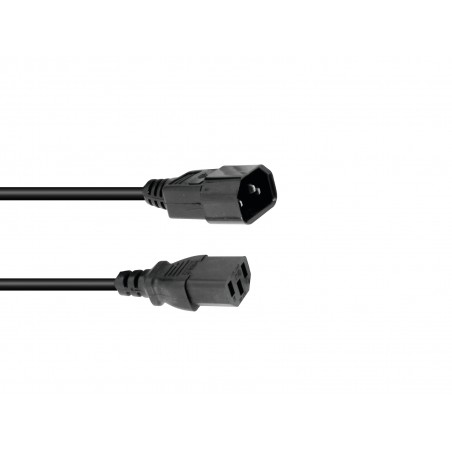 OMNITRONIC IEC Extension 3x1.0 0.6m bk - 1