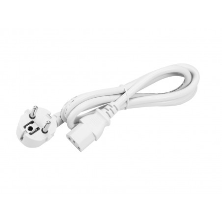 OMNITRONIC IEC Power Cable 3x1.0 1.2m wh - 1