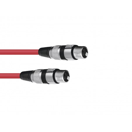 OMNITRONIC XLR cable 3pin 1,5m rd - 1