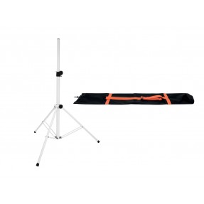 OMNITRONIC Set BS-2 EU Loudspeaker Stand white + Carrying bag - 1