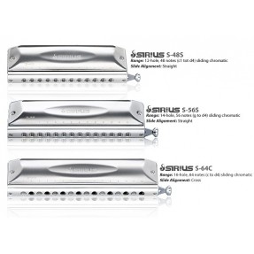 Suzuki Sirius S64-S - Harmonijka chromatyczna