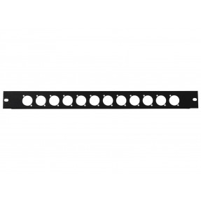 OMNITRONIC Front Panel Z-19 12 x XLR (D-type) 1U - 1