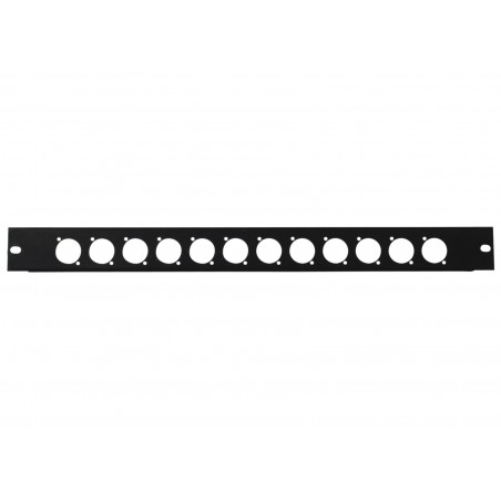 OMNITRONIC Front Panel Z-19 12 x XLR (D-type) 1U - 1