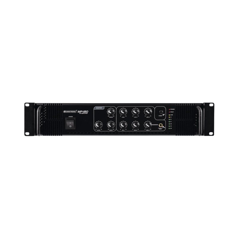 OMNITRONIC MP-180 PA Mixing Amplifier - 5 OMNITRONIC MP-180 PA Mixing Amplifier - 5