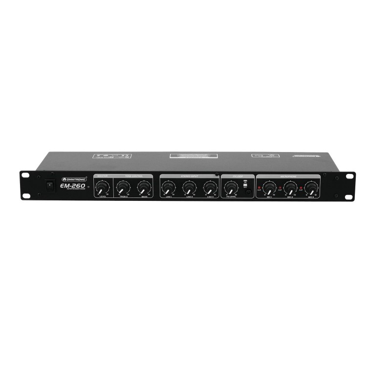 OMNITRONIC EM-260B Entertainment Mixer - 1