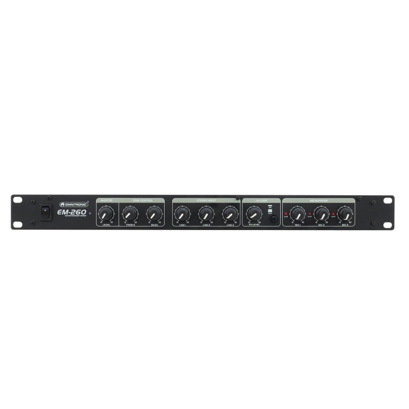 OMNITRONIC EM-260B Entertainment Mixer - 5