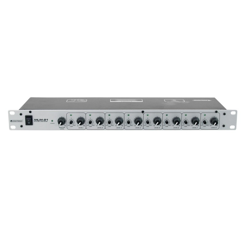 OMNITRONIC MLM-81 Microphone/Line Mixer - 1 OMNITRONIC MLM-81 Microphone/Line Mixer - 1