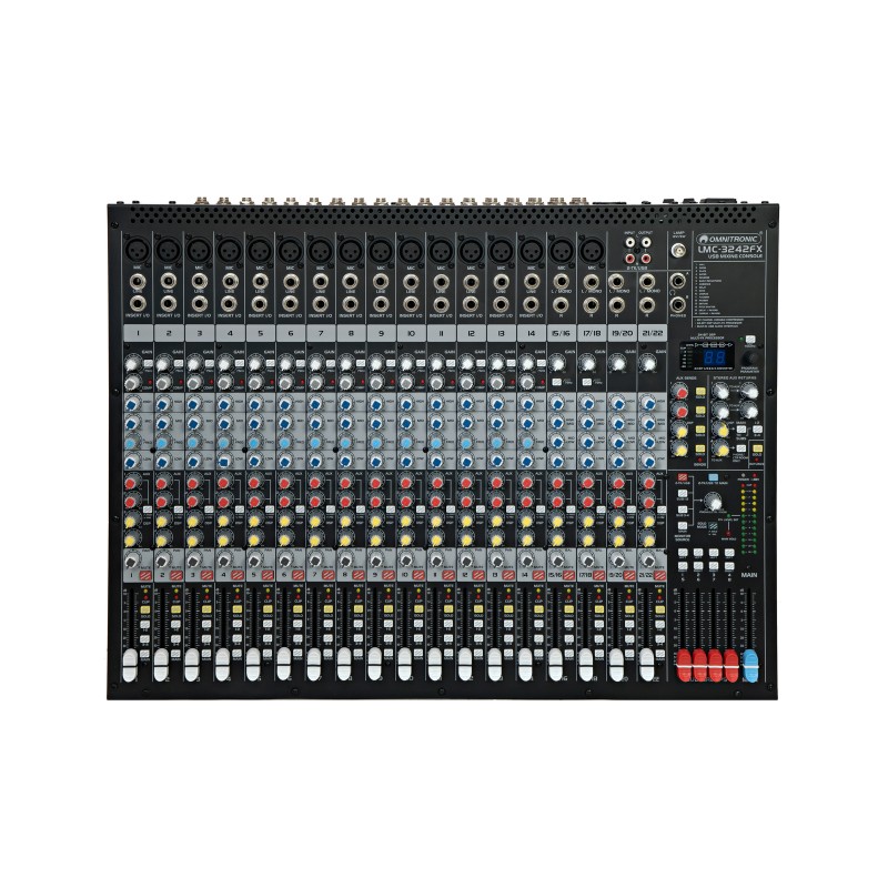 OMNITRONIC LMC-3242FX USB Mixing Console - 1 OMNITRONIC LMC-3242FX USB Mixing Console - 1