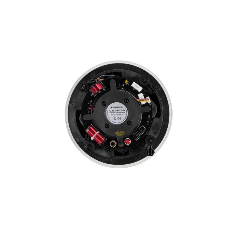 OMNITRONIC CST-608 2-Way Ceiling Speaker - 4 OMNITRONIC CST-608 2-Way Ceiling Speaker - 4