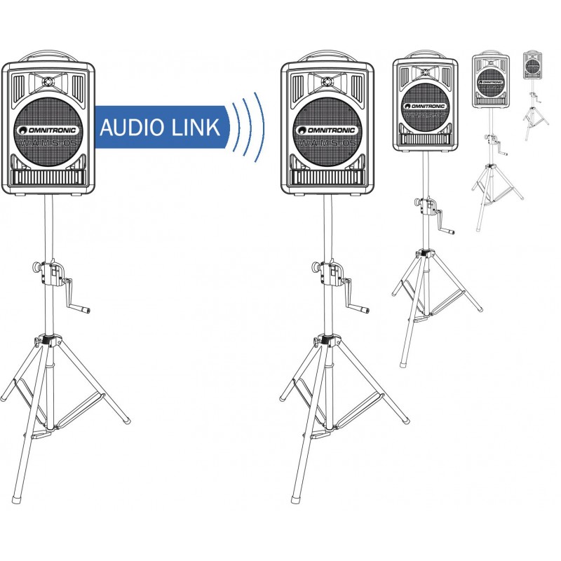 OMNITRONIC ALT-105 Audio Link Module WAMS-05 - 1 OMNITRONIC ALT-105 Audio Link Module WAMS-05 - 1