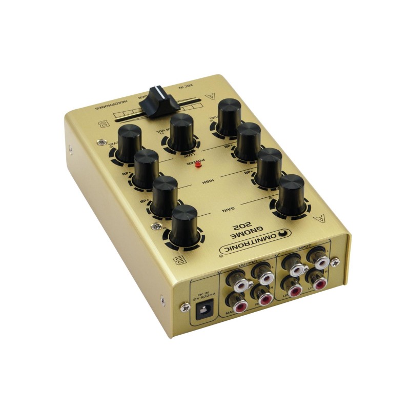 OMNITRONIC GNOME-202 Mini Mixer gold - 3 OMNITRONIC GNOME-202 Mini Mixer gold - 3