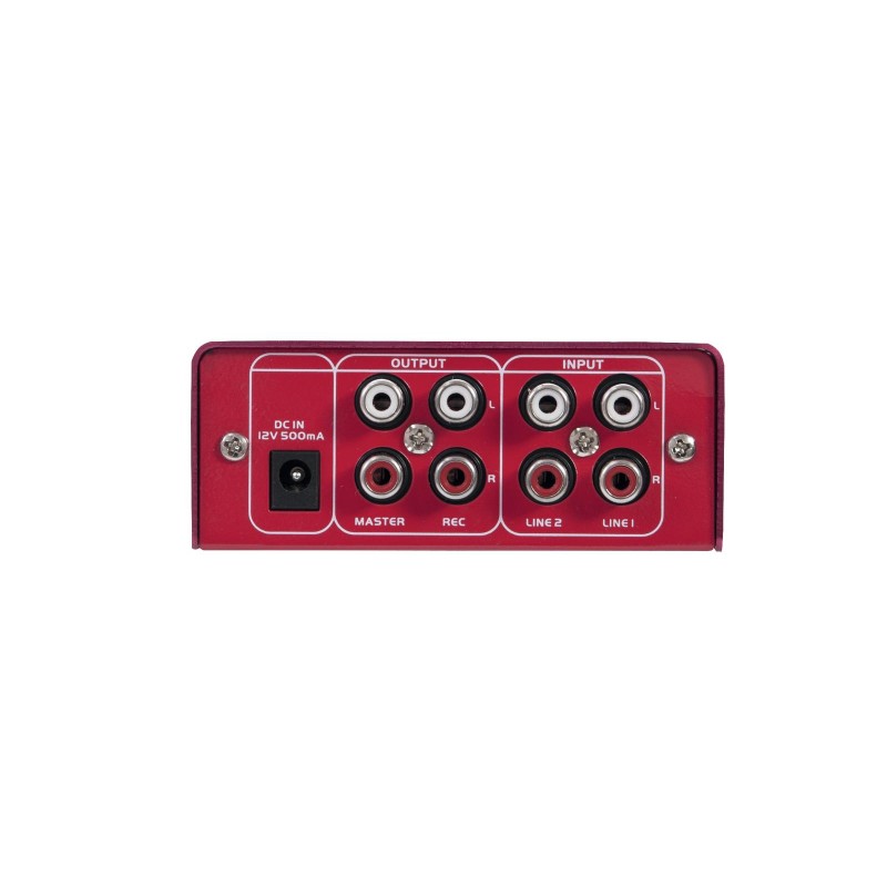 OMNITRONIC GNOME-202 Mini Mixer red - 5 OMNITRONIC GNOME-202 Mini Mixer red - 5