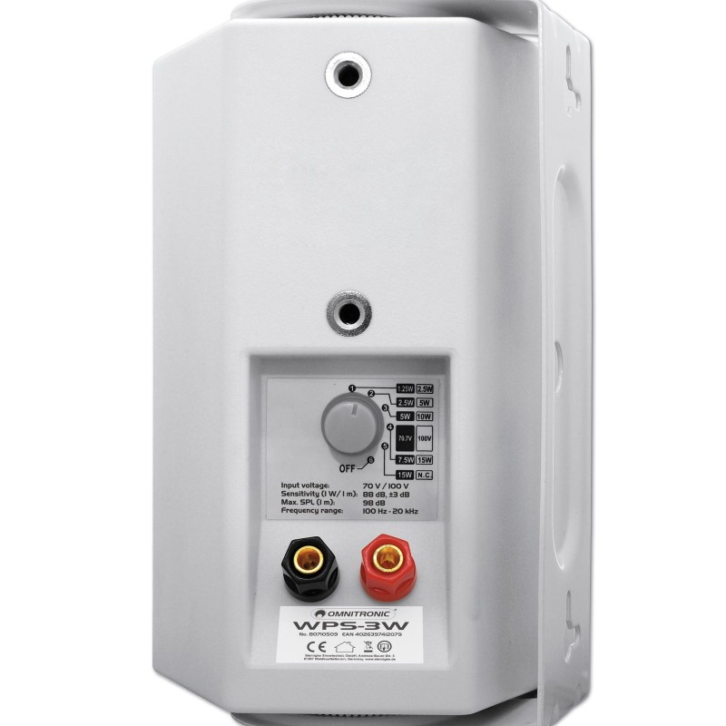 OMNITRONIC WPS-3W PA Wall Speaker - 4 OMNITRONIC WPS-3W PA Wall Speaker - 4