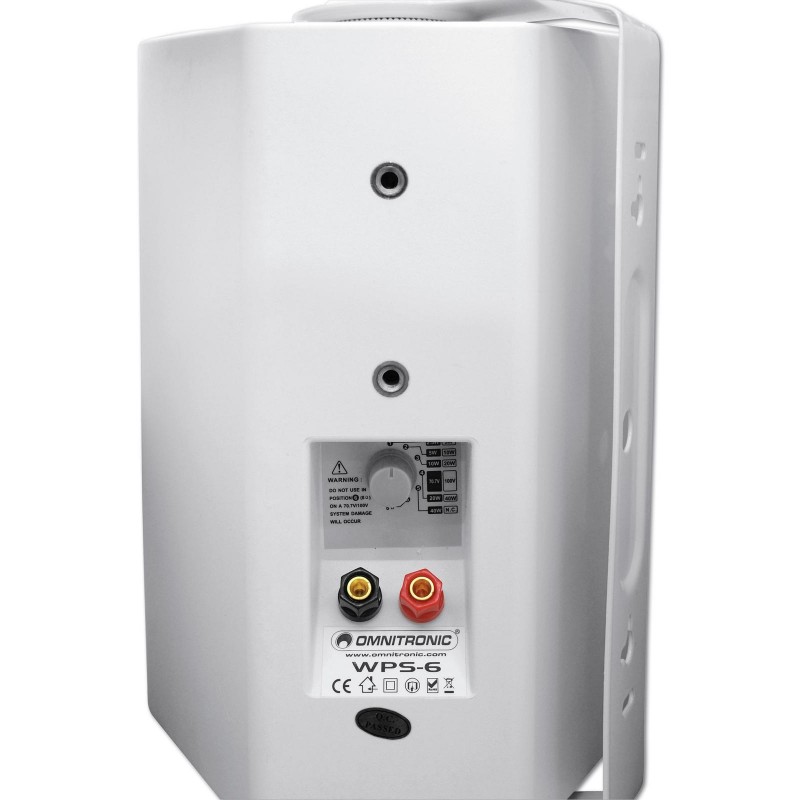 OMNITRONIC WPS-6W PA Wall Speaker - 4 OMNITRONIC WPS-6W PA Wall Speaker - 4
