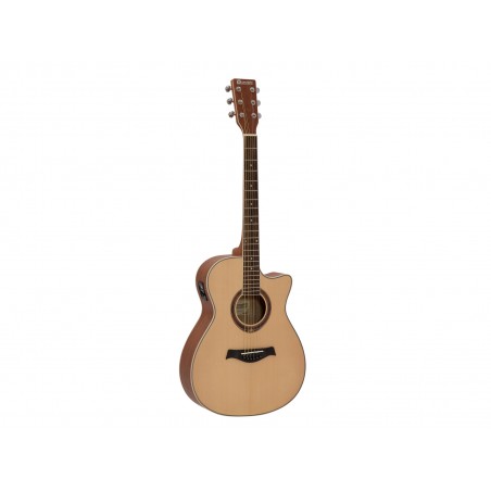 DIMAVERY AW-420 Western guitar, Sapele,nature - 1