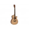 DIMAVERY AW-420 Western guitar, Sapele,nature - 1