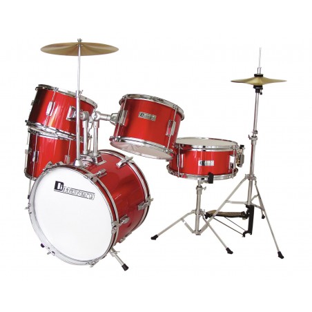 DIMAVERY JDS-305 Kids Drum Set, red - 1