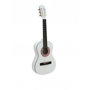 DIMAVERY AC-303 Classical Guitar 1/2, white - 1