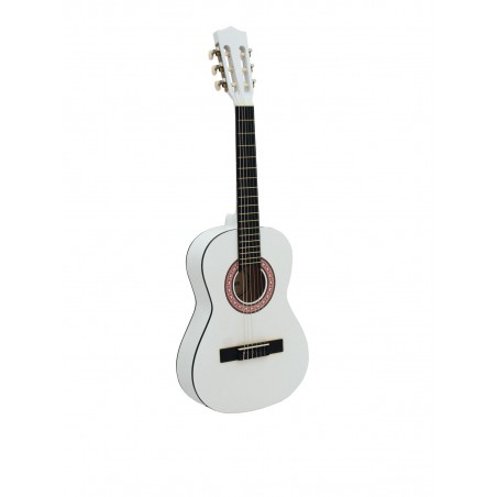 DIMAVERY AC-303 Classical Guitar 1/2, white - 1