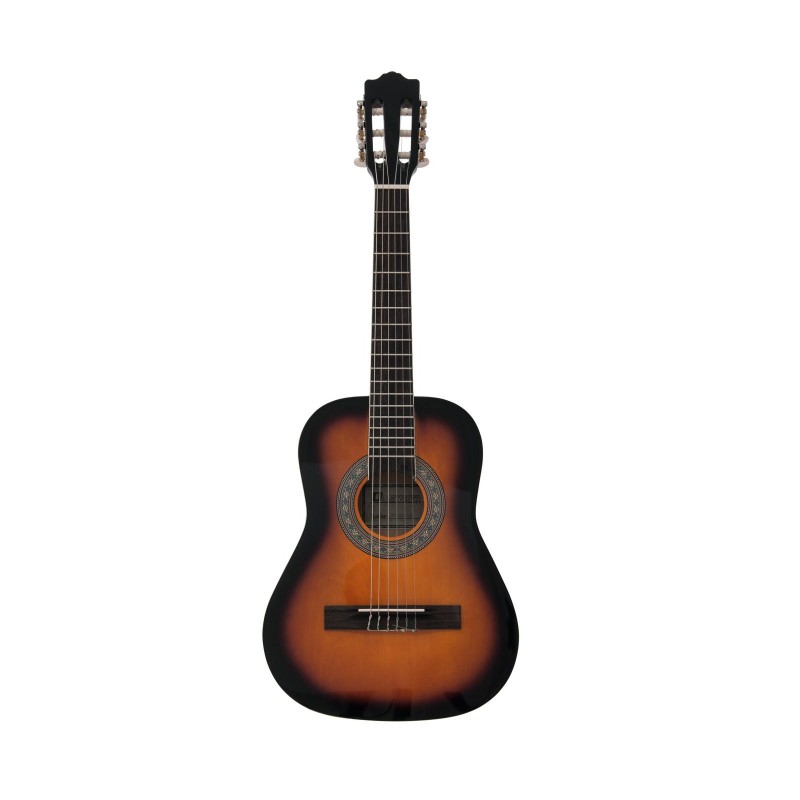 DIMAVERY AC-303 Classical Guitar 1/2 sunburst - 4