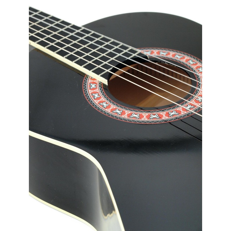 DIMAVERY AC-303 Classical Guitar, black - 3