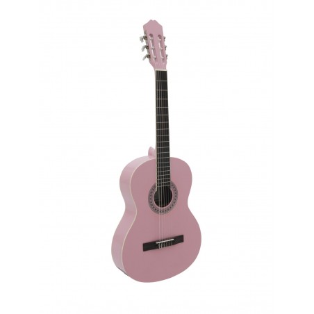 DIMAVERY AC-303 Classical Guitar, pink - 1
