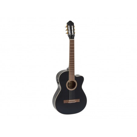 DIMAVERY CN-600E Classical guitar, schwarz - 1