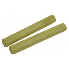 DIMAVERY Hardwood Claves, nature 2x - 1