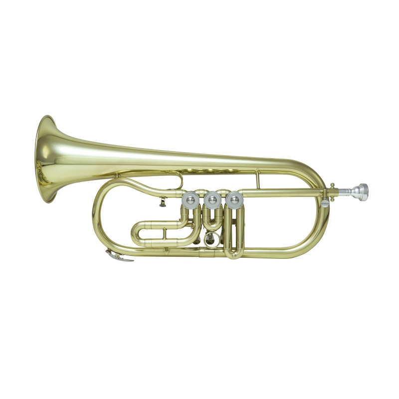 DIMAVERY FH-310D Bb Flugelhorn rotary val - 2