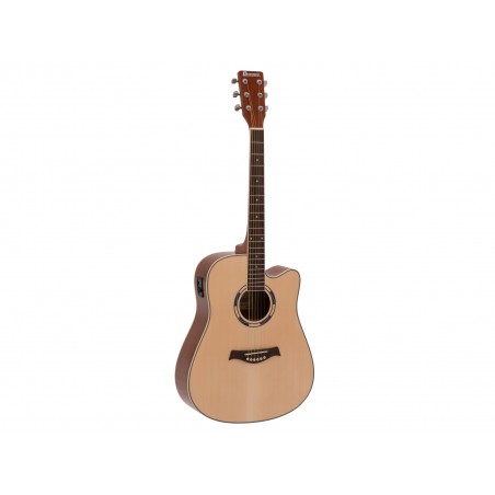 DIMAVERY JK-500 Western guitar, Cutaway, nature - 1