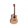 DIMAVERY JK-500 Western guitar, Cutaway, nature - 1 DIMAVERY JK-500 Western guitar, Cutaway, nature - 1