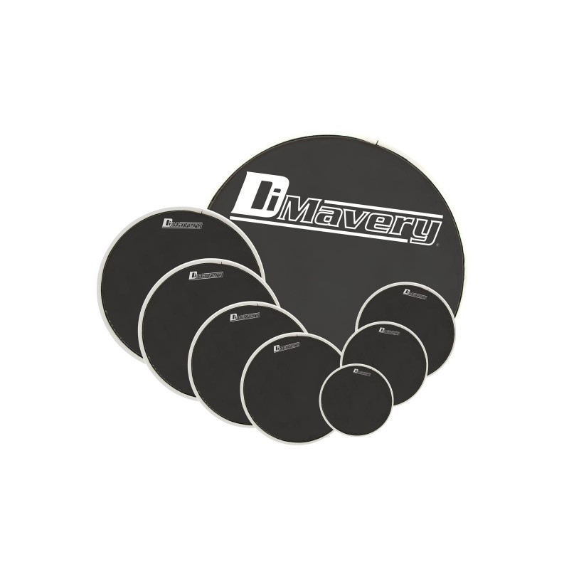 DIMAVERY DH-10 Drumhead, black - 2